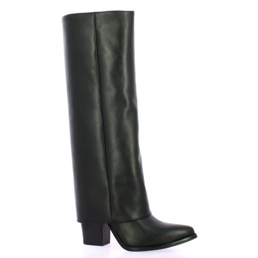 Stm Bottes cuir noir