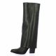 Stm Bottes cuir noir