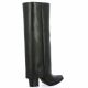 Stm Bottes cuir noir