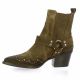 Stm Boots cuir velours taupe