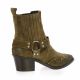 Stm Boots cuir velours taupe