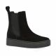 So send Boots cuir velours noir