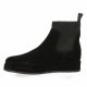 So send Boots cuir velours noir