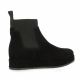 So send Boots cuir velours noir