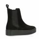 So send Boots cuir velours noir