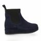 So send Boots cuir velours marine