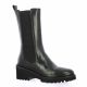 Xsa Bottes cuir noir