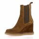 Inuovo Boots cuir velours cognac