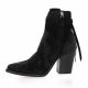 Stm Boots cuir velours noir