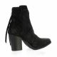 Stm Boots cuir velours noir