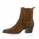 Stm Boots cuir velours cognac