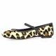 Reqins Ballerines cuir poulain leopard