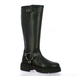 Impact Bottes cuir noir