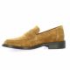 Impact Mocassins cuir velours cognac