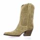 Gaia Boots cuir velours taupe