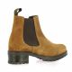 So send Boots cuir velours cognac