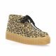 So send Boots cuir velours leopard