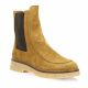 Caty Boots cuir velours camel