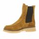 Caty Boots cuir velours cognac