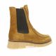 Caty Boots cuir velours cognac