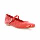 Reqins Ballerines cuir vernis rouge