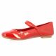 Reqins Ballerines cuir vernis rouge