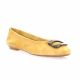 Reqins Ballerines cuir velours camel