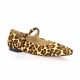 Exit Babies cuir poulain leopard