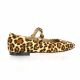 Exit Babies cuir poulain leopard