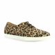 Exit Derby cuir poulain leopard