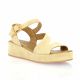 K.mary Nu pieds cuir velours beige