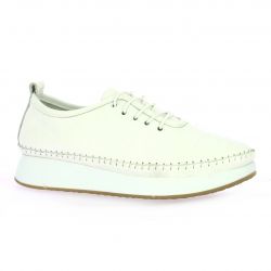 Madory Baskets cuir blanc