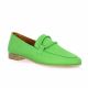 Coco abricot Mocassins cuir vert gazon