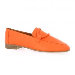 Coco abricot Mocassins cuir orange