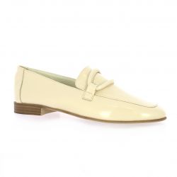 Coco abricot Mocassins cuir vernis beige