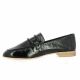 Coco abricot Mocassins cuir vernis noir