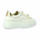 Step Baskets cuir blanc