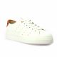 Step Baskets cuir blanc