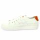 Step Baskets cuir blanc